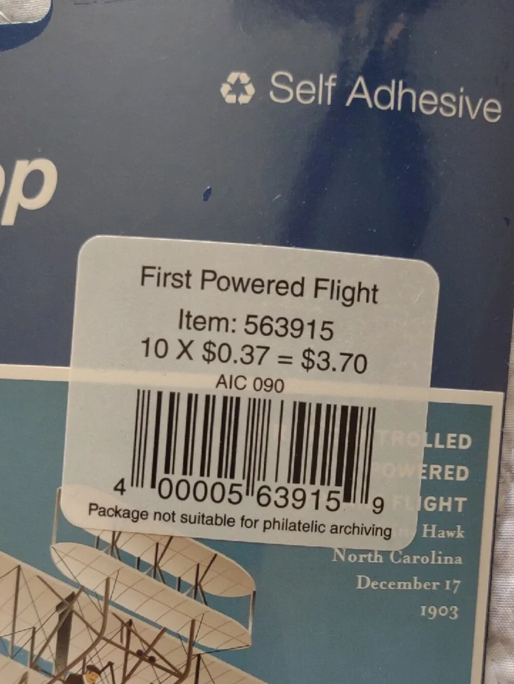 First Powered Flight & Pacific Coral Reef Fish Stamps